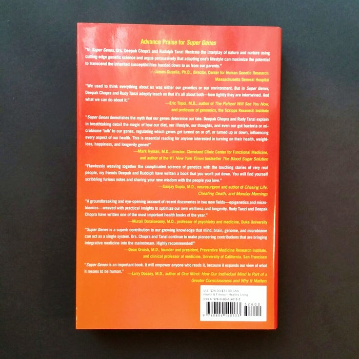 Super Genes - Unlock the Astonishing Power of Your DNA - By Deepak Chopra, MD - Dailey Booksellers