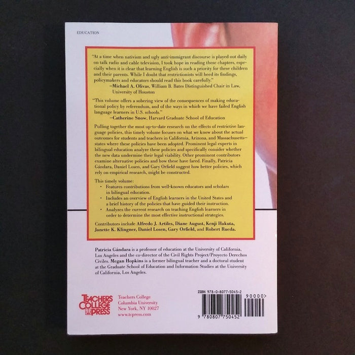 Forbidden Language: English Learners & Restrictive Language Policies - By Patricia Gandara - Dailey Booksellers