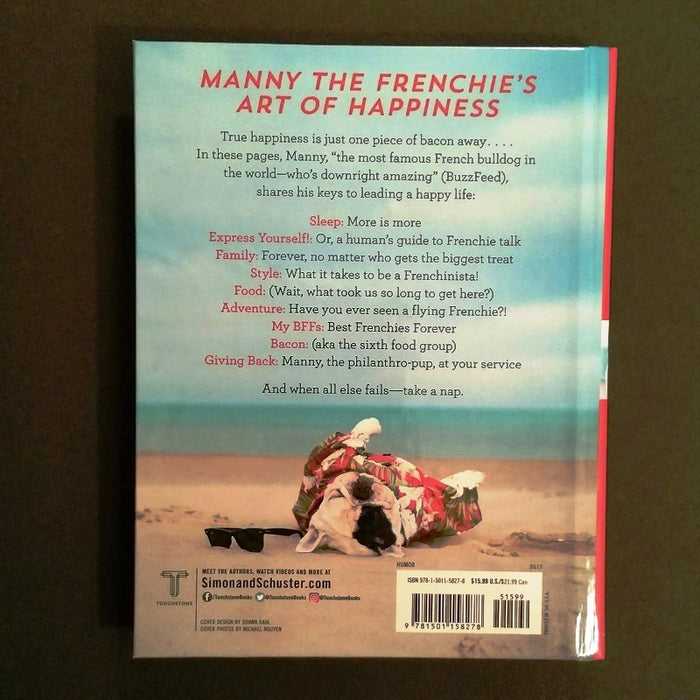 Manny the Frenchie's Art of Happiness - By Mannie the Frenchie - Dailey Booksellers