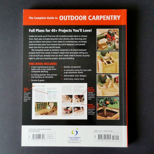 Black & Decker The Complete Guide to Outdoor Carpentry - By Editors of Creative Publishing - Dailey Booksellers