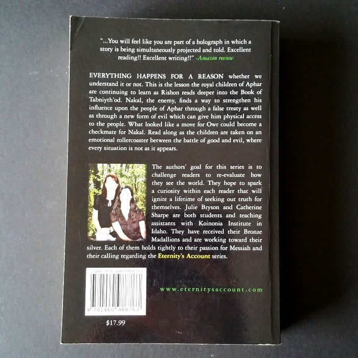 Eternity's Account: World's Collide Book III- By Julie Bryson and Catherine Sharpe - Dailey Booksellers