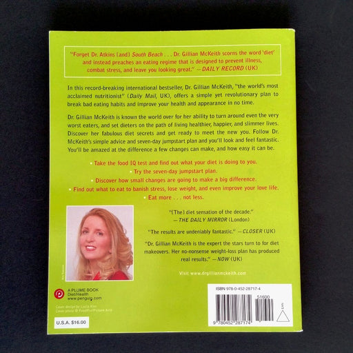 You Are What You Eat: The Plan That Will Change Your Life - By Dr. Gillian McKeith - Dailey Booksellers