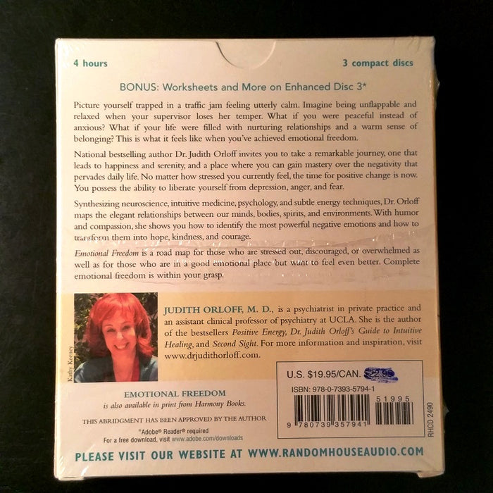 Emotional Freedom: Liberate Yourself From Negative Emotions... - By Judith Orloff, MD - Dailey Booksellers