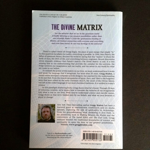 The Divine Matrix: Bridging Time, Space, Miracles, and Belief - By Gregg Braden - Dailey Booksellers