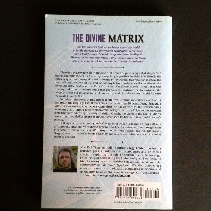 The Divine Matrix: Bridging Time, Space, Miracles, and Belief - By Gregg Braden - Dailey Booksellers