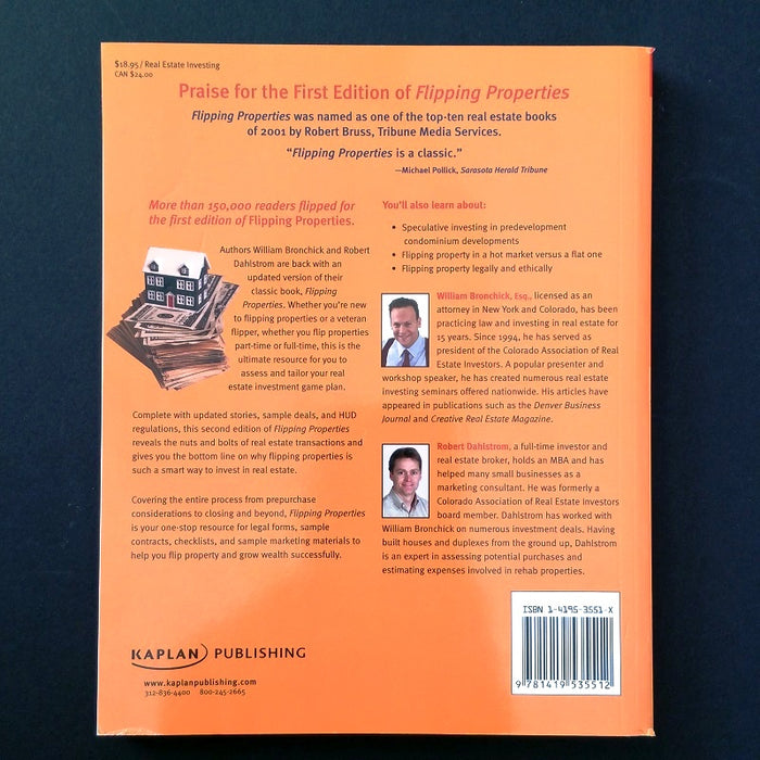 Flipping Properties: Generate Instant Case Profits in Real Estate 2nd Edition - By William Bronchick - Dailey Booksellers