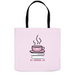 All I Need is Coffee and a Good Book - Powder Pink - Tote Bag - Dailey Booksellers