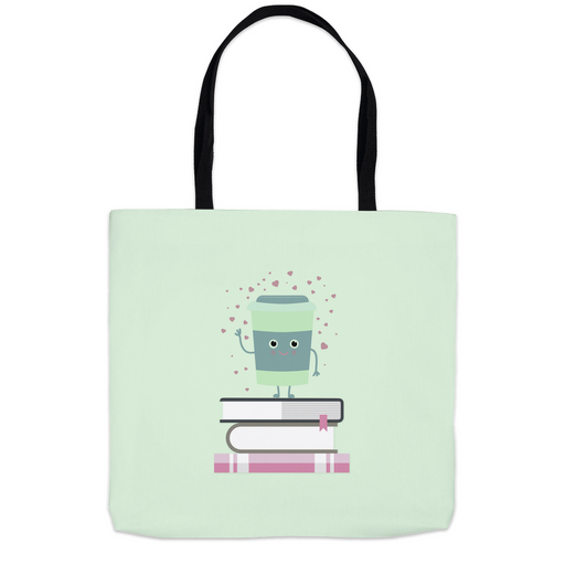 All I Need is Coffee and a Good Book - Teal Green - Tote Bag - Dailey Booksellers