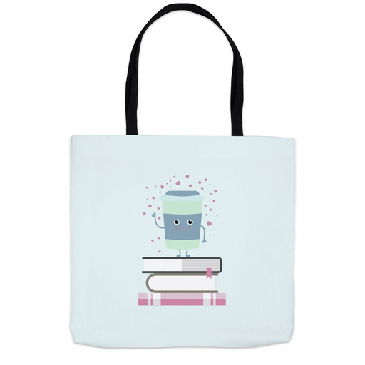 All I Need is Coffee and a Good Book - Iced Teal - Tote Bag - Dailey Booksellers