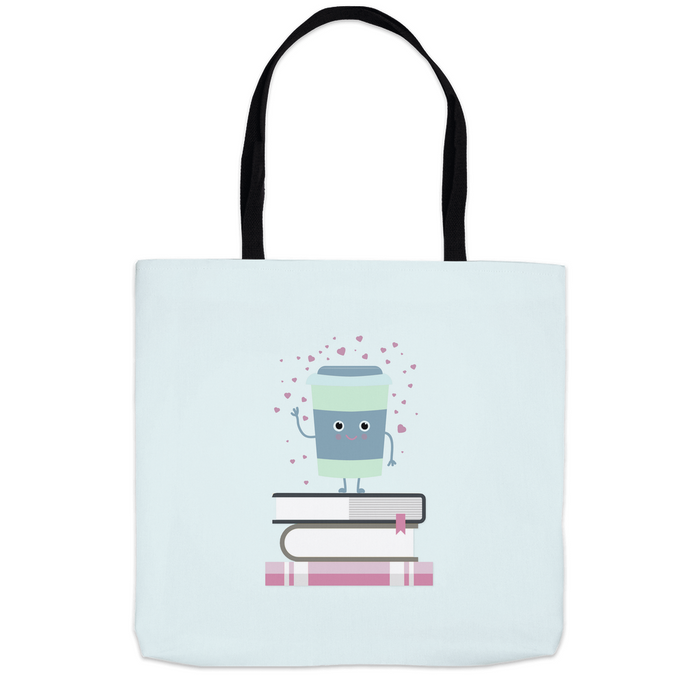 All I Need is Coffee and a Good Book - Iced Teal - Tote Bag - Dailey Booksellers