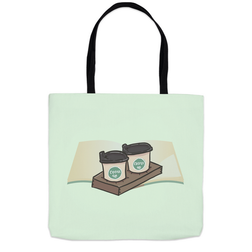All I Need is Coffee and a Good Book - Minty Green - Tote Bag - Dailey Booksellers