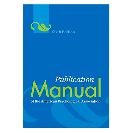 Publication Manual of the American Psychological Association - Sixth Edition - Dailey Booksellers