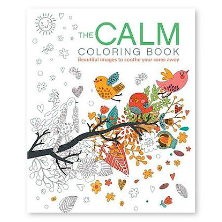 The Calm Coloring Book: Beautiful Images to Soothe Your Cares Away - By Chartwell Books - Dailey Booksellers