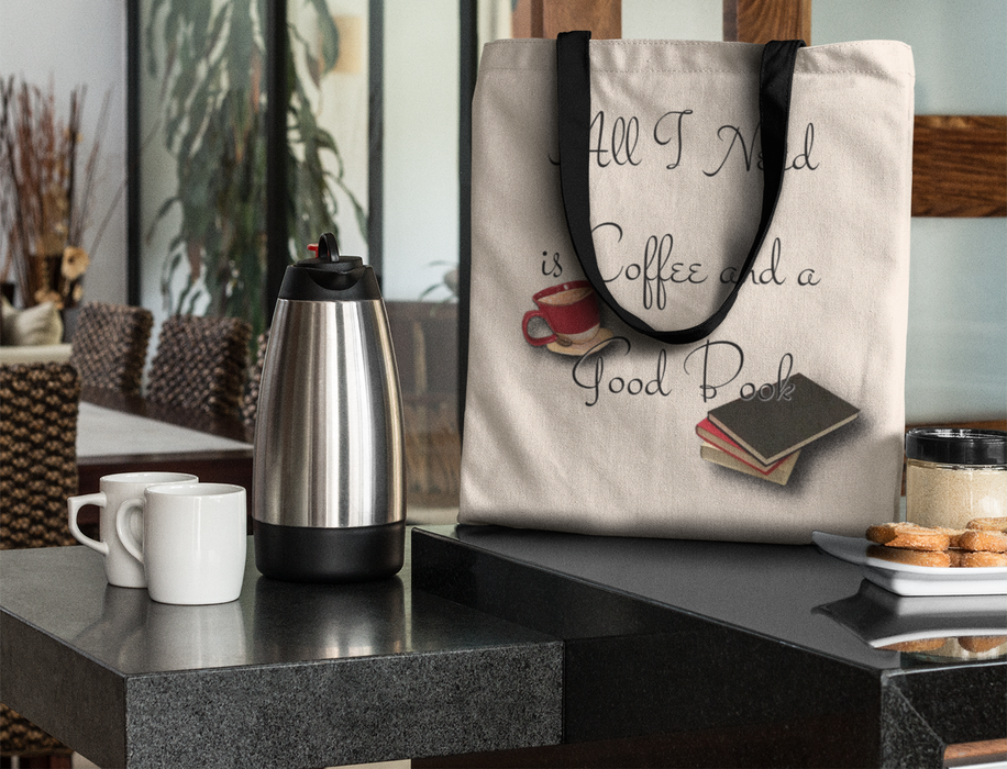All I Need is Coffee and a Good Book - Tote Bag - Dailey Booksellers