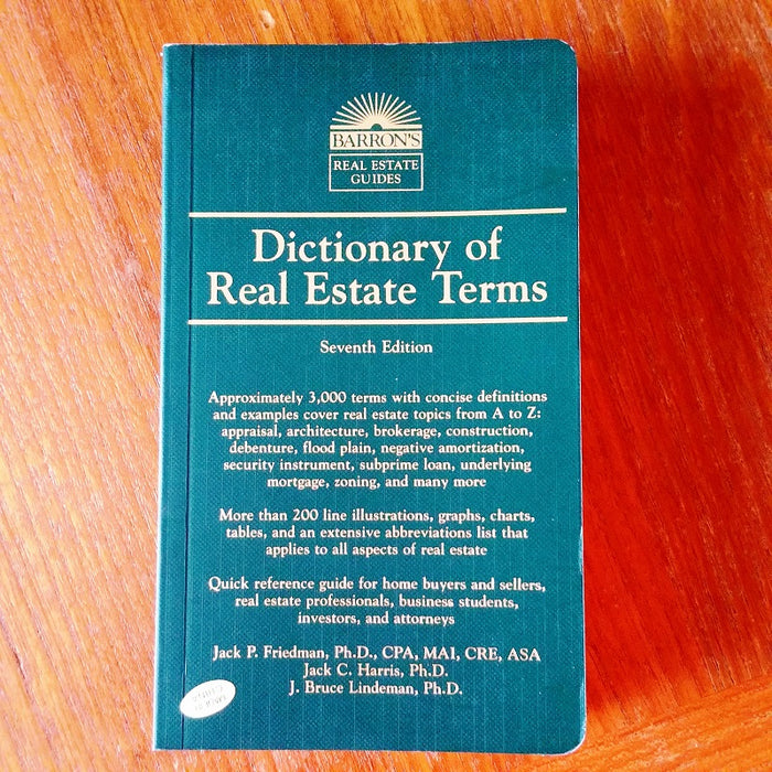 Dictionary of Real Estate Terms Seventh Edition - Barron's Guides - Dailey Booksellers